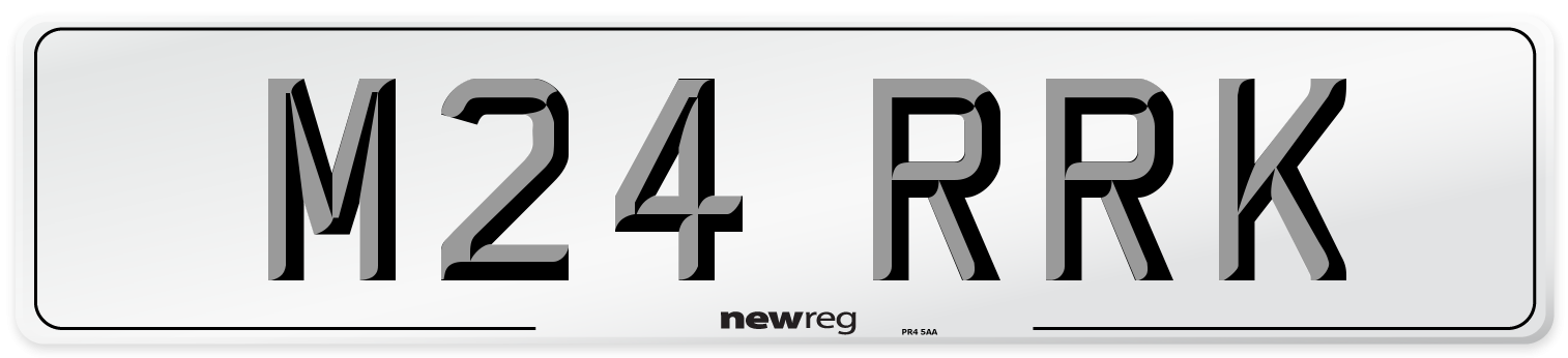 M24 RRK Number Plate from New Reg